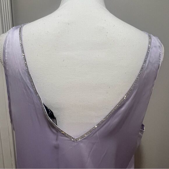 NWT Generation love Christie Crystal Tank size large in lilac - Picture 8 of 11